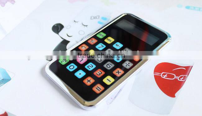 novelty promotional gift mini pocket size bubble shape silica gel calculator/pocket size 8 digital ecectronic calculator