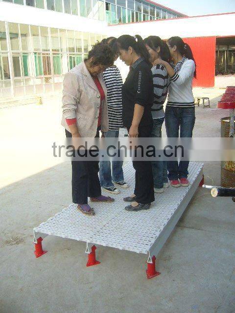 broiler raised flooring system