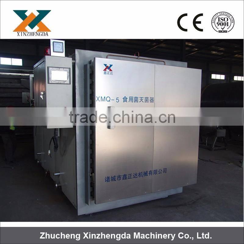 Accord with CE certification sterilizer for mushroom production