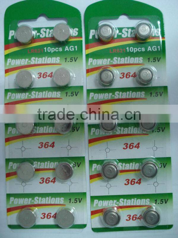 1.5V Alkaline battery button cell AG1