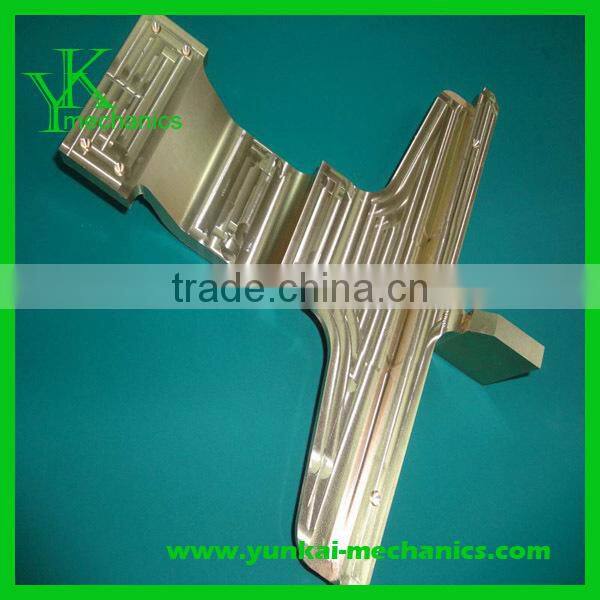 Stainless steel flange bracket, brass precision parts, precision machining center