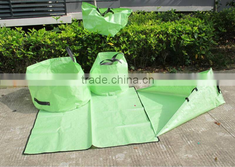 pp tripod leaf collector garden waste bag leaf bag