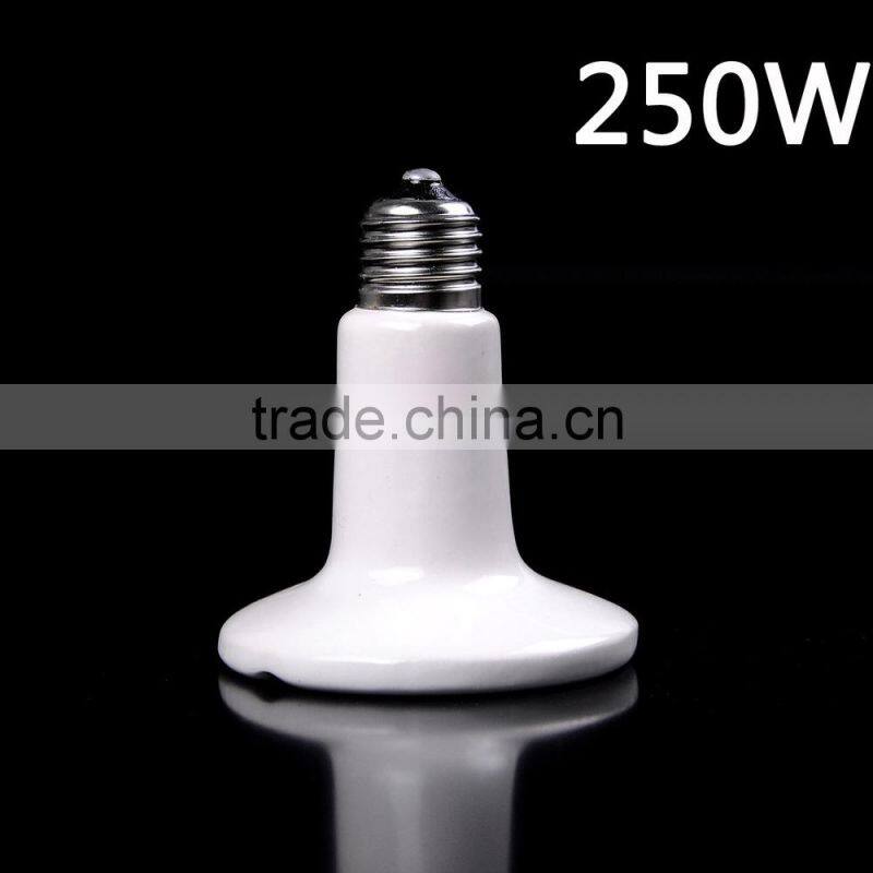 25-250W Infrared Ceramic Heat Emitter Lamp Light Bulb for Reptile Pet Brooder 110-120V