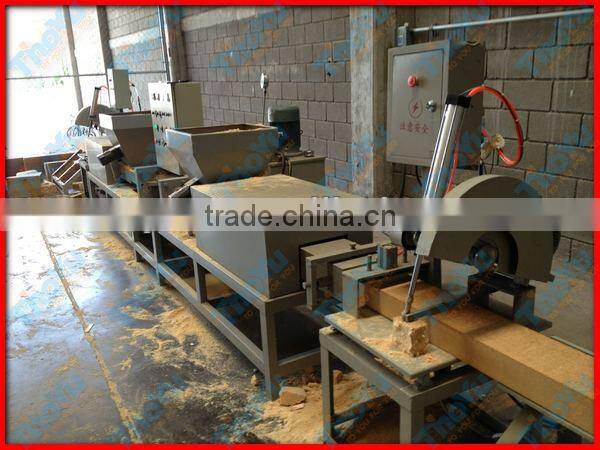 Hot Press Machine for Waste Wood Block Making