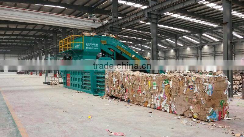 Semi-automatic waste paper baler/ carton baler/ multi-function baler