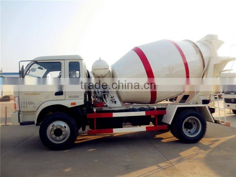 Foton small 3 cubic meters concrete mixer truck for sale
