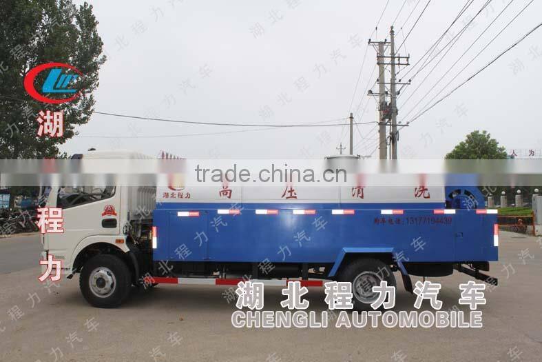 DongFeng high pressure washing tank truck