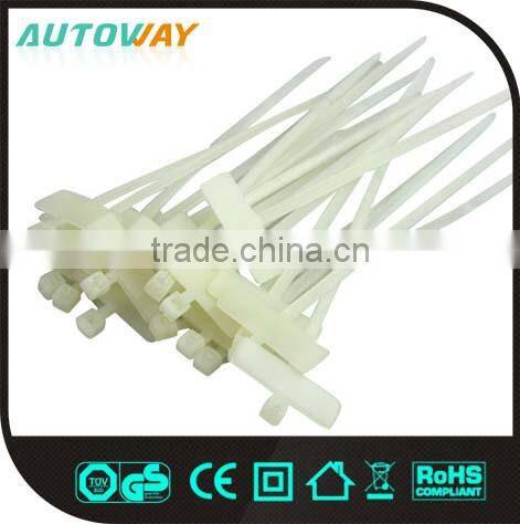 UV Protection Push Mount Nylon Plastic Cable Tie
