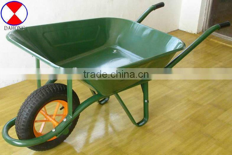 metal wheel barrow WB6400,400-8 wheel, solid wheel wheelbarrow