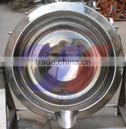 250L electric heating oil jacketed cooking kettle oil heating haceted kettle