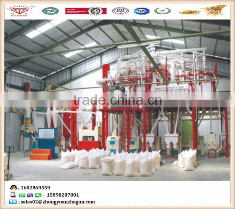 Africa popular rice flour grinding machinery at lower price
