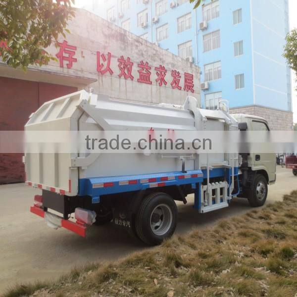DONGFENG 4*2 Side Loading Garbage Compactor Truck 5m3