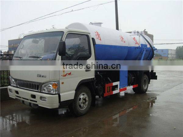 sewer vacuum with high pressure cleaning truck