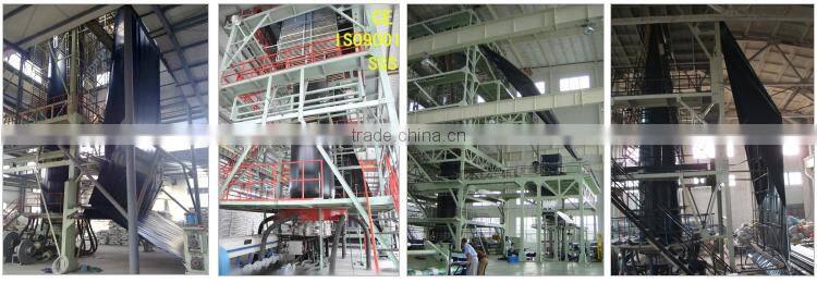 Hdpe textured geomembranes blown film extrusion machine