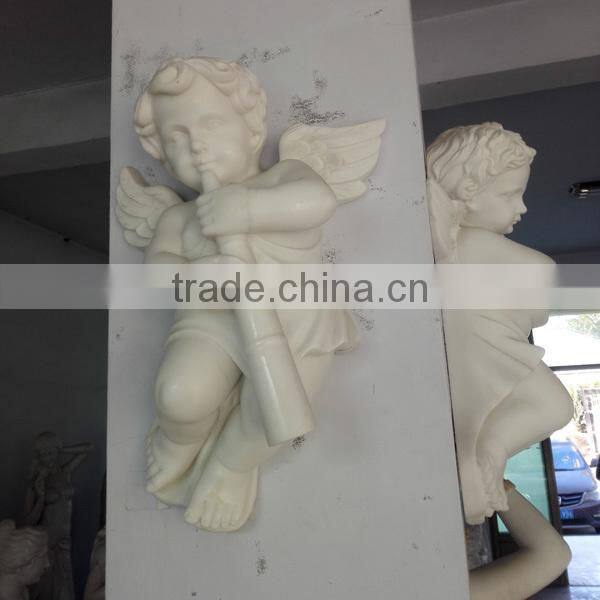 Indoor Wall Hanging Small Angel Marble Statue
