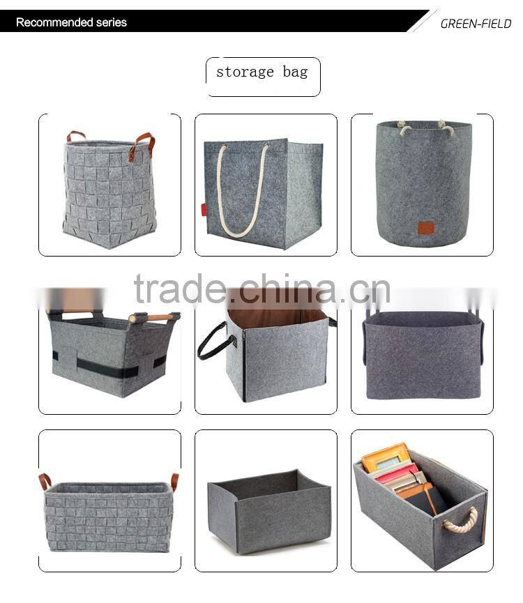 Custom handmade felt storage bag Felt Storage shopping Bag