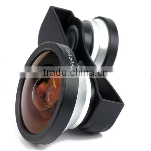 Universal Clip 3 in 1 Fisheye Lens For Mobile Phone lens, Super wide lens for all smartphone, easy to take camera lens