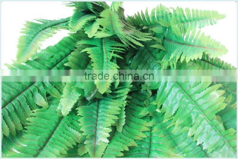 Artificial fern plants with Class A fire protective