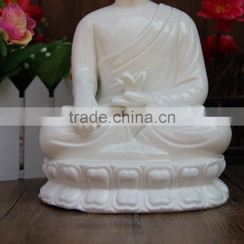 Religious ceramic buddha statue for sale