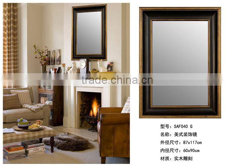 Hand Carved Decorative Wood Mirror Frame Moulding