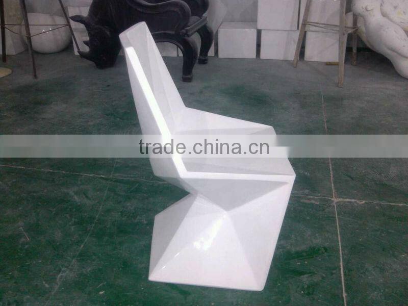 Fiberglass modern chair