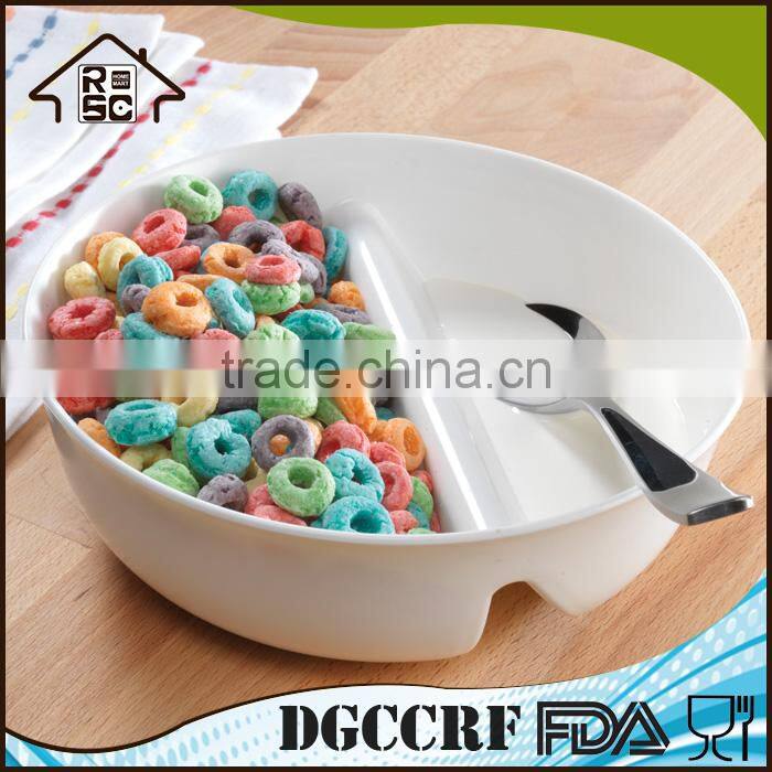 Eco-friendly Microwave Safe Plastic Cereal Bowl Snake Time