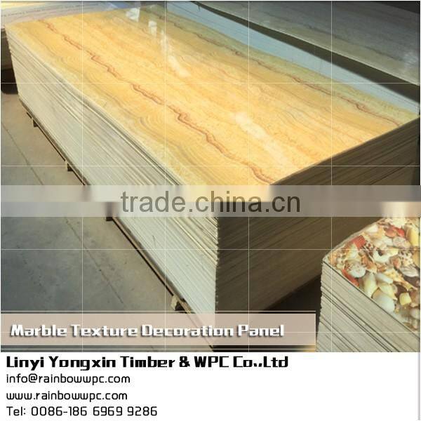 Fireproof interior decorative imitated marble pvc wall panel Bifrost brand