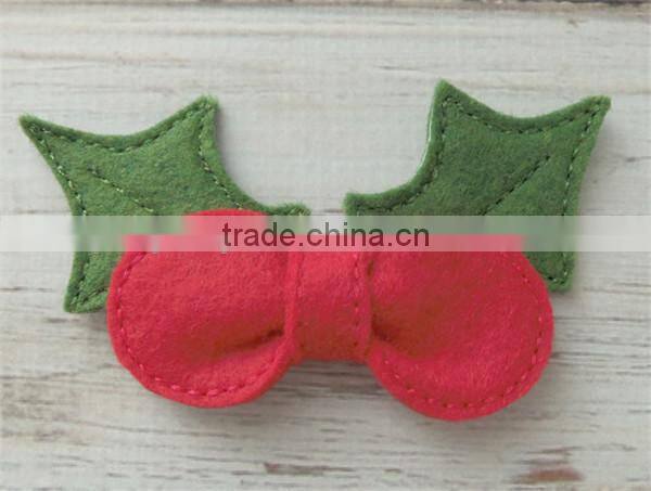 2017 Christmas Trees Felt Headband Slider Applique made in China