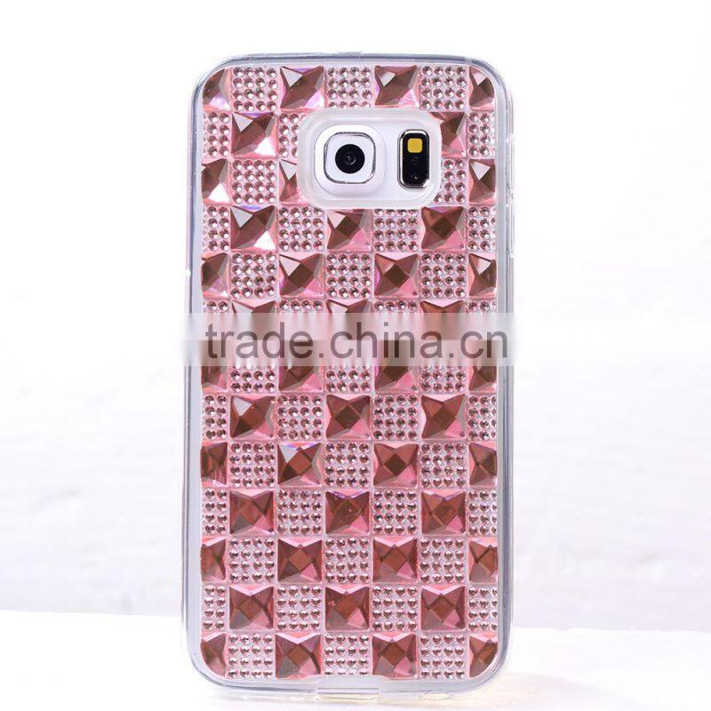 New products diamond phone case for Samsung s6/s6 edge
