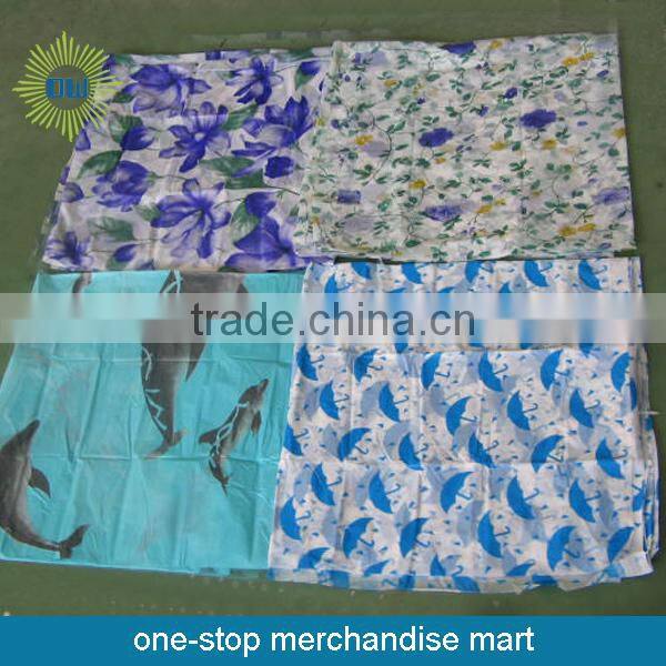 PEVA Custom Printed Waterproof Shower Curtain