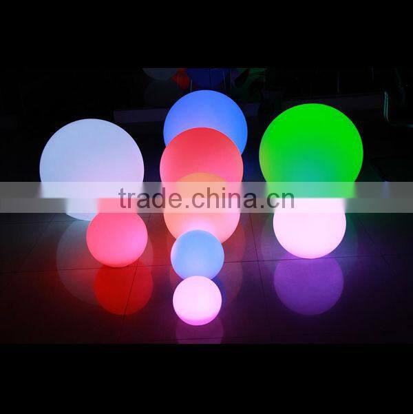 50cm Led light floating ball IP68,waterproof with 50m wireless remote control and touch control