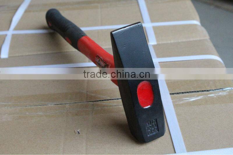 goodquality TUV/GS 0.1-2KG British type machinist hammers with colour plastic-coating/half plastic-coating/wooden/steel handle&