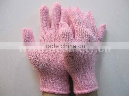 DDSAFETY Hot Sale 2016 Cheap Nylon Bath Gloves