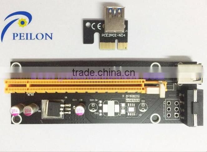 60cm USB 3.0 PCIE 4PIN X1 TO X16 with power supply cable / PCI-e 6PIN 1x to 16x Adapter