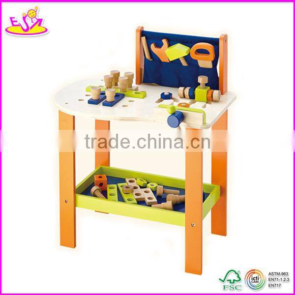 2016 hot sale baby wooden kitchen tool toy,top fashion kids wooden kitchen tool toy W03D034
