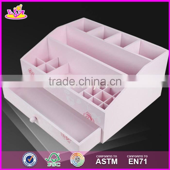 Handmade lovely wooden jewelry organizer W09E018-S