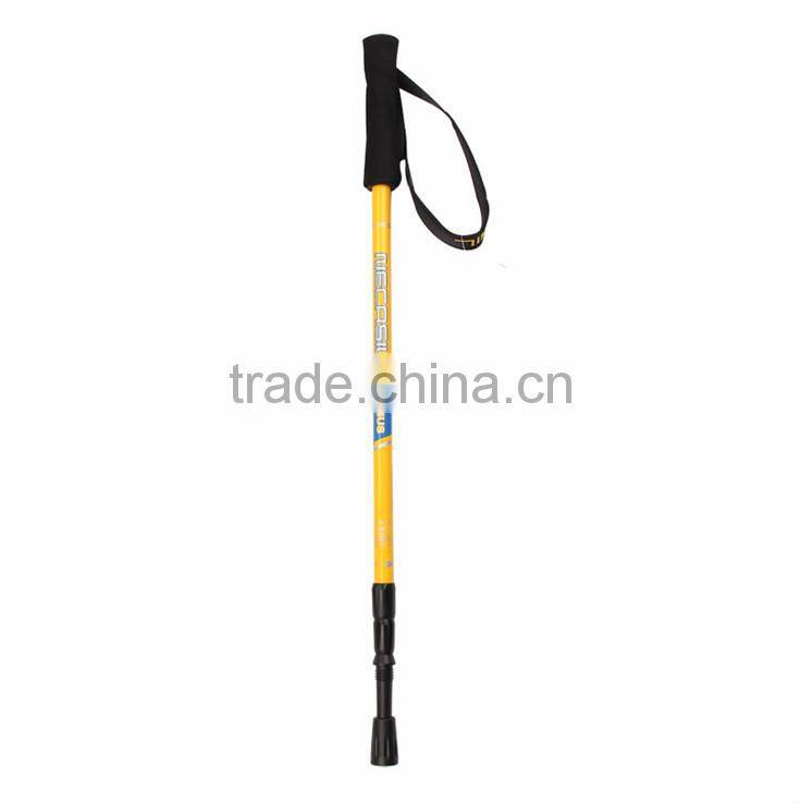 2015 new fashionable and classic models mountain trekking poles with good quality