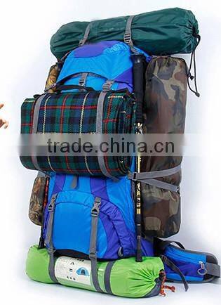 New waterproof 60L large size camping hiking backpack