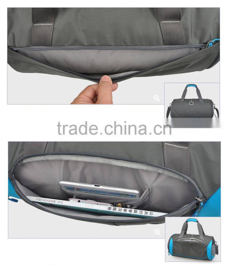 2015 fashion travel bag with shoes holder