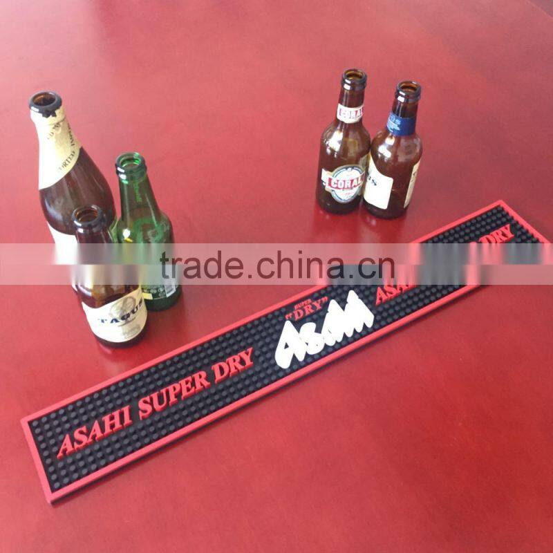 custom waterproof soft pvc bar mat rubber bar mat