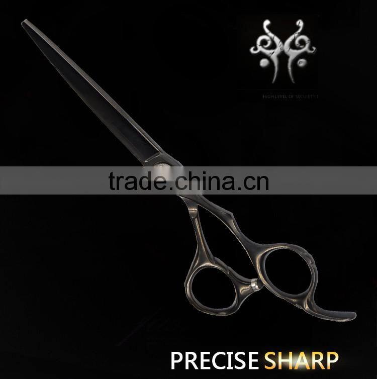 zhangjiagang 440c 2014 diamond-like carbon hairscissors hot sale