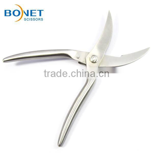 SPO0001 LFGB Certificated 9-3/4" Stainless Steel magnetic kitchen poultry scissors