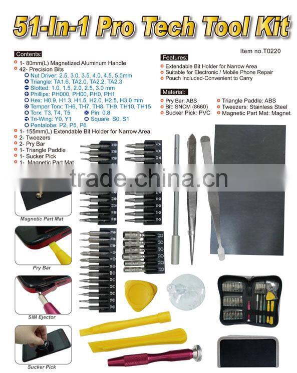 51-In-1 Pro Tech Tool Kit