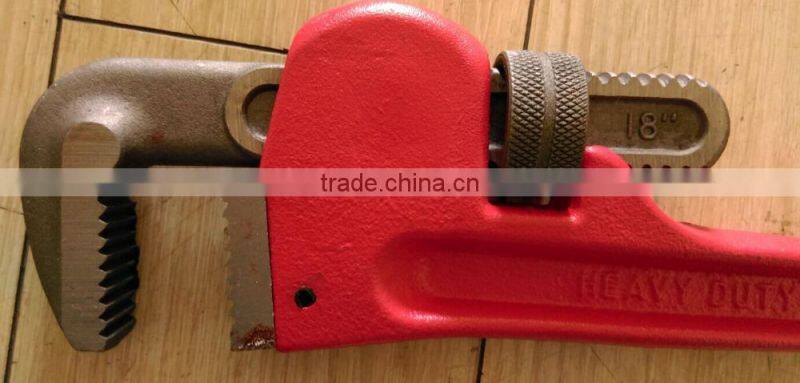 High quality heavy duty pipe wrench/ power pipe wrench