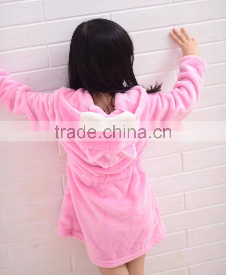 High quality kids Bath towel Keep warm Baby Bath towel kids bathrobes