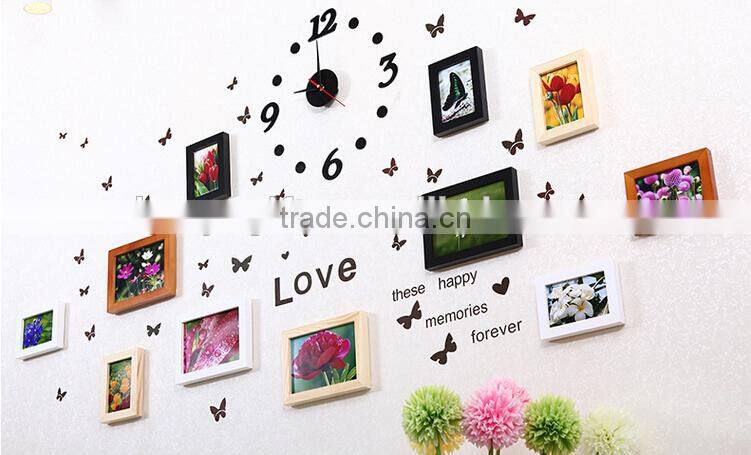 Solid Wood Frame Creative Photo Wall 11 Picture Frames Manufacturer