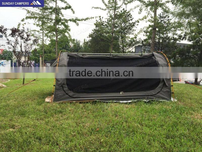 Canvas swag tent for hiking