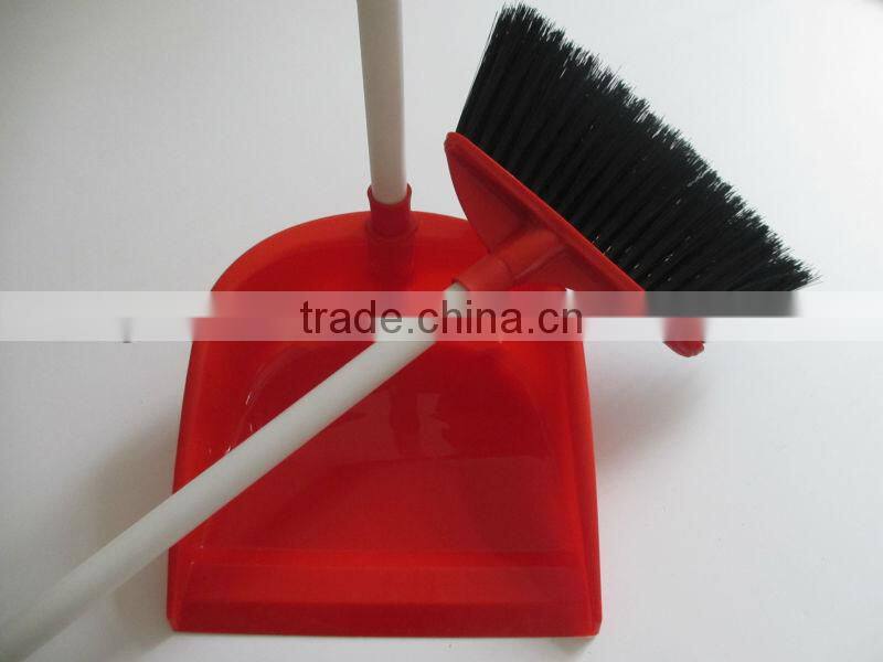 plastic broom and dustpan set
