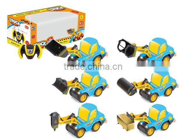 2014 new design rc construction toy trucks excavator hot sale