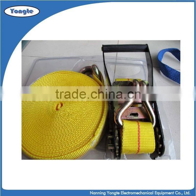 Heavy Duty cargo lashing belt /ratchet straps/ratchet tie down